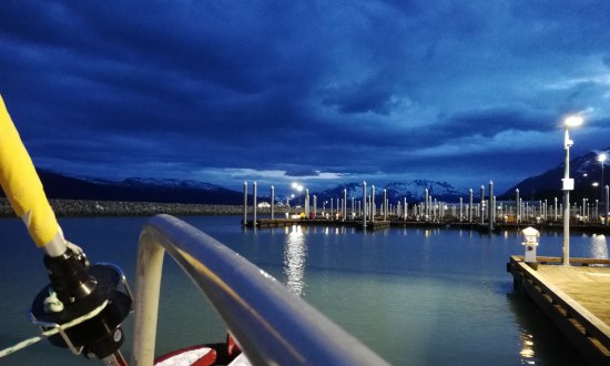 Nuit au port de Valdez