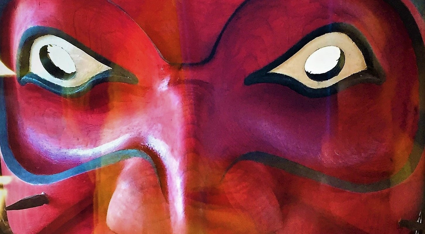 Masque du peuple Haïda de l'île Tanu